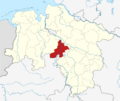 Locator map NI in Lower Saxony
