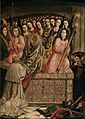 Maestro de las once mil virgenes-san ildefonso-prado