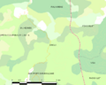 Map commune FR insee code 11163