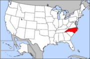 Map of USA highlighting North Carolina.png