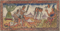 Matanza de comerciantes mexicas en Quetzaltepec, en el folio 165r
