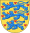 National Coat of arms of Denmark no crown.svg