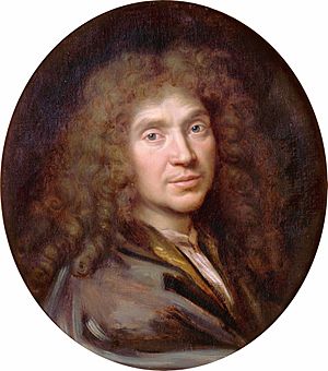 Archivo:Pierre Mignard - Portrait de Jean-Baptiste Poquelin dit Molière (1622-1673) - Google Art Project (cropped)