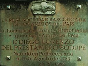 Archivo:Placa Homenaje a Prestamero