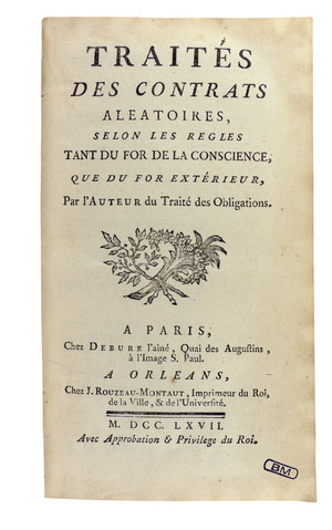 Archivo:Pothier - Traités des contrats aléatoires, 1767 - 325