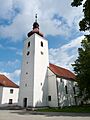 Ratibořské Hory - kostel od jihu