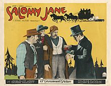 Archivo:Salomy Jane silent film movie poster