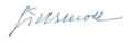 Signatura de Francesc de Borja Moll