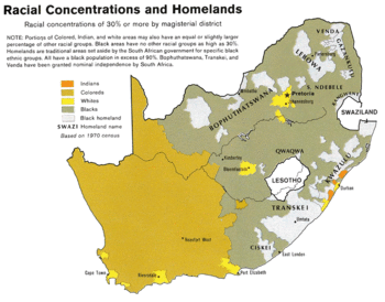 Archivo:South Africa racial map, 1979