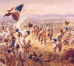 Archivo:The Victory of Montcalms Troops at Carillon by Henry Alexander Ogden
