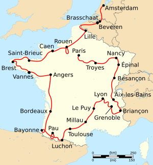 Archivo:Tour de France 1954 map