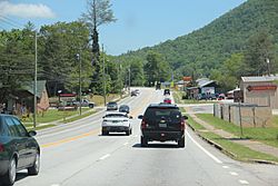 US 23 in Mountain City, Georgia May 2017.jpg