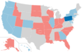 2022 United States Senate elections results map