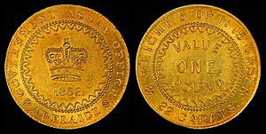 Archivo:Australia 1852 Adelaide Pound