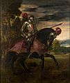 Carlos V en Mühlberg, by Titian, from Prado in Google Earth