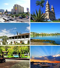 Colagem da cidade de São Gonçalo a a partir da baía de guanabara e morro da matriz.jpg - outubro de 2008.jpg ".jpg