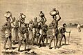 Distressed Natives Going to the Relief Works - The Graphic 1874