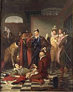 Archivo:Durupt - Henri III poussant du pied le cadavre du duc de Guise