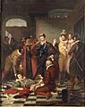 Durupt - Henri III poussant du pied le cadavre du duc de Guise