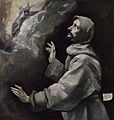 El Greco - Saint Francis Receiving the Stigmata - Walters 37424