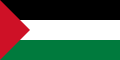 Flag of Palestine - short triangle