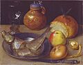 Flegel - Stilleben mit Hering und Bartmannskrug