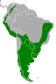 Geranoaetus melanoleucus range map