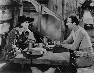 Archivo:Greta Garbo and Rouben Mamoulian press photo