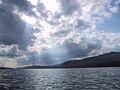 Indian lake on the water