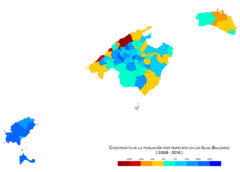 Islas Baleares Crecimiento-2008-2018