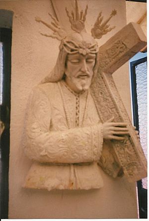 Archivo:Jesús Nazareno. Escultura de Francisco J. Márquez Luque. Aguilar de la Frontera. Año 1997.