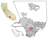 LA County Incorporated Areas Florence Graham highlighted.svg