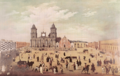 La Catedral y el Parián circa 1780
