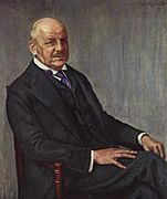 Leopold von Kalckreuth - Porträt Alfred Lichtwark (1912)