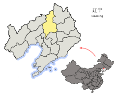 Location of Shenyang Prefecture within Liaoning (China).png