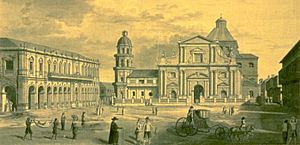 Archivo:Manila Cathedral (1792) by Brambila