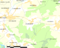 Map commune FR insee code 68017