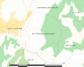 Map commune FR insee code 84111