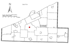 Map of McKean, Erie County, Pennsylvania Highlighted.png