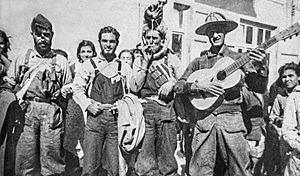 Archivo:Milicians republicans arribats a Alginet des de Terol (País Valencià, Segona República, 1936)