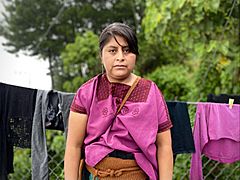 Mujeres desplazadas internamente de la comunidad Santa Martha, en Chenalhó, Chiapas. 2022 01