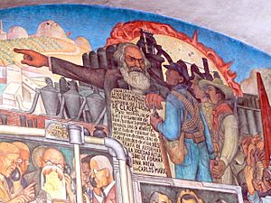 Archivo:Murales Rivera - Treppenhaus 7 Marx