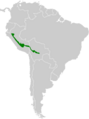 Nothocercus nigrocapillus map