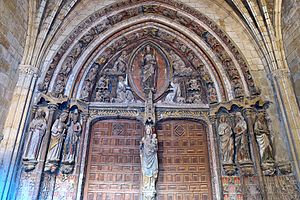 Archivo:Portada de la Virgen del Dado, Catedral de León