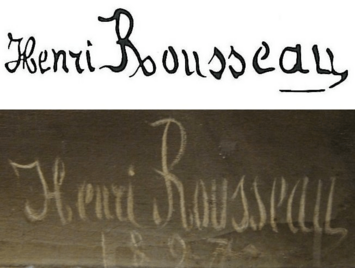Archivo:Rousseau Henri autograph