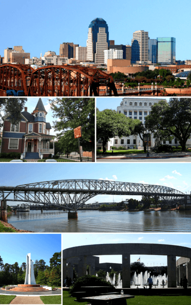 Shreveport Header Infobox Collage