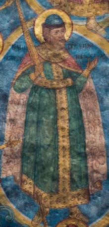 Svyatopolk II - fresco of the Novospassky Monastery.png