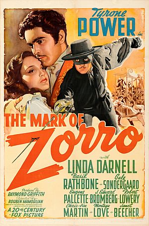 Archivo:The Mark of Zorro (1940 film poster)