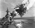 USS New Jersey BB-62 salvo Jan 1953