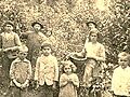 Ukrainian immigrants cropping yerba mate in Tres Capones, Misiones